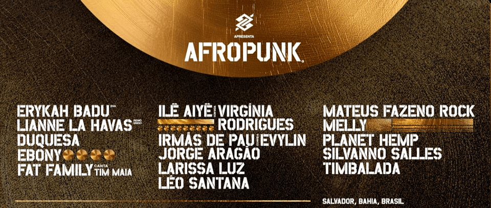 AFROPUNK 2024 - 09 e 10 de Novembro